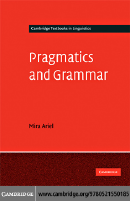 Pragmatics and Grammar (CAMBRIDGE TEXTBOOKS IN LINGUISTICS).pdf